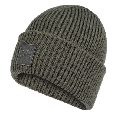 super natural czapka zimowa Krissini Beanie (przyjemne uczucie noszenia) brązowo-zielona Damska - 1 sztuka