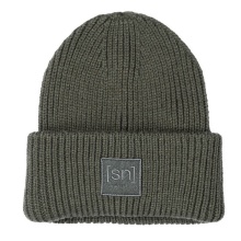 super natural czapka zimowa Krissini Beanie (przyjemne uczucie noszenia) brązowo-zielona Damska - 1 sztuka