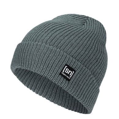 super natural czapka zimowa Merino Basic Beanie (wełna merino, idealna ochrona przed zimnem) zielona - 1 sztuka