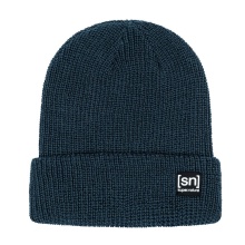 supernatural czapka zimowa Merino Basic Beanie (wełna merino, idealna ochrona przed zimnem) granatowa - 1 sztuka