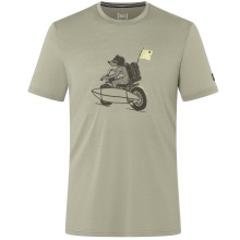 super natural Koszulka turystyczna/rekreacyjna Naked Bear Tee (Mieszanka Merino) Canteen sagegrün Mężczyźni