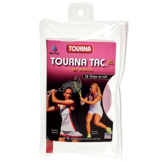 Tourna Overgrip Tac XL 0,55 mm różowy 10 sztuk w rolce