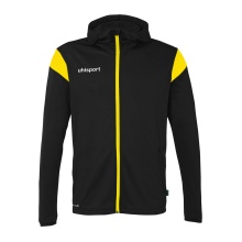 uhlsport Kurtka z kapturem Squad 27 Track (Full-Zip) czarna/żółta męska