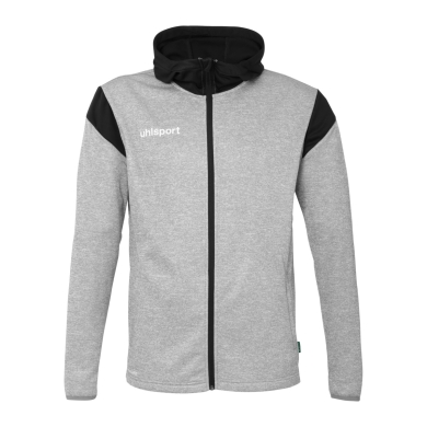 uhlsport Kurtka z kapturem Squad 27 Track (Full-Zip) szaro/czarna Męska