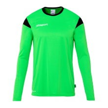 uhlsport Koszulka z długim rękawem Squad 27 (100% poliester) neonowa zieleń/czarny męska