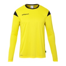 uhlsport Koszulka z długim rękawem Squad 27 (100% poliester) żółto/czarna męska