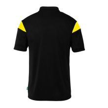 uhlsport Polo Sportowe Squad 27 (100% rec. poliester) czarny/żółty męski