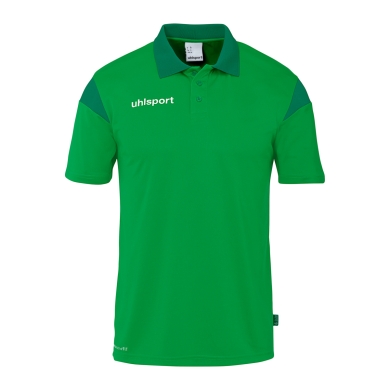 uhlsport Polo sportowe Squad 27 (100% rec. poliester) zielony mężczyźni