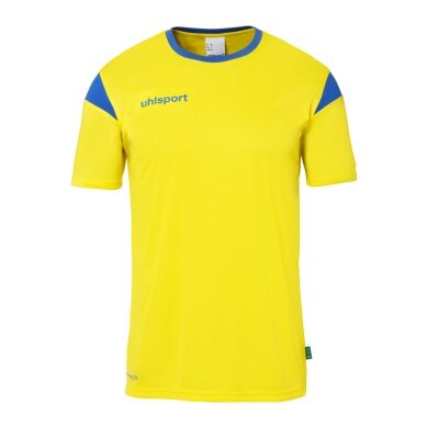 uhlsport Koszulka sportowa Squad 27 (100% poliester) żółta/azurblue męska