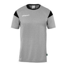 uhlsport Koszulka sportowa Squad 27 (100% poliester) ciemnoszara/czarna dziecięca