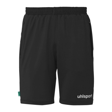 uhlsport Spodenki sportowe Essential Tech Short (elastyczny pas z sznurkiem) krótkie czarne Dziecięce