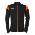 uhlsport Kurtka treningowa Squad 27 (Full-Zip) czarna/pomarańczowa dla dzieci