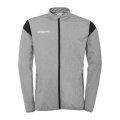 uhlsport Kurtka treningowa Squad 27 (Full-Zip) szara/czarna Mężczyźni