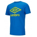 umbro T-shirt Duże Logo niebieski/żółty Mężczyźni