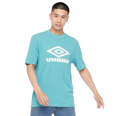 umbro T-shirt rekreacyjne Diamond Logo Tee (bawełna) jasnoniebieski/biały męski