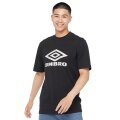 umbro T-shirt rekreacyjne Diamond Logo Tee (bawełna) czarny mężczyźni