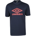 umbro T-shirt rekreacyjne Diamond Logo Tee (Bawełna) indygo/czerwony męski