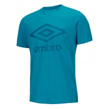 umbro T-shirt Duże Logo aquablau/ciemnoniebieski Mężczyźni