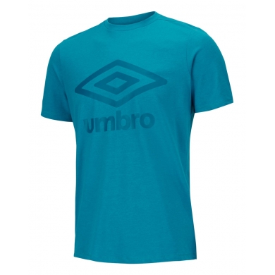 umbro T-shirt Duże Logo aquablau/ciemnoniebieski Mężczyźni