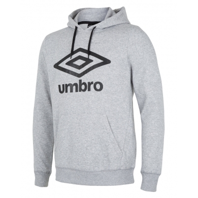 umbro Bluza z kapturem Hoodie Big Logo szary Mężczyźni