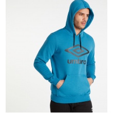 umbro Bluza z kapturem Hoodie Big Logo niebieska męska