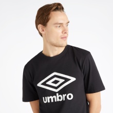 umbro Koszulka Freizeit Big Logo (Bawełna) czarna/biała Mężczyźni