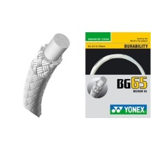 Nawleczka z naciągiem do badmintona Yonex BG65 (Uniwersalny+Trwałość) niebieski